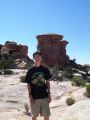 Hunter poses in front of one of the many formations.jpg